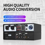 2-in 2-out Mixer Mixing Console Track Separation External Sound Card Recording Driver Microphone Equipment