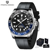 PAGANI DESIGN V4 GMT Watches Men's Luxury Automatic Mechanical Wristwatch Sapphire Glass 40MM Stainless Steel Waterproof Watch