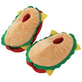1 Pair of Winter Warm Slippers Burger Shaped Slippers Cute Slippers Adorable Slippers Funny Slippers