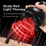 Electric EMS Red Light Nourishes Scalp Massager Waterproof Body Kneading Massage Hair Growth Stress Relax