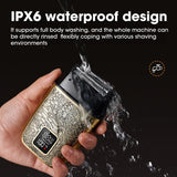2024new Resuxi LK-3010 Rechargeable Hair Cutting Bald Salon Professional Electric Double Foil Shaver Men Razor