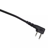 Throat Microphone Covert Acoustic Tube Earpiece Finger PTT for BAOFENG UV5R Plus BF-F8+ Kenwood Walkie Talkie Headset