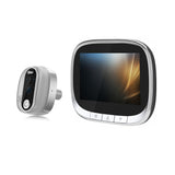 2.4GHz WiFi Doorbell Camera with 4.3-inch IPS Screen, Tuya App & PIR Movement Detection - 2024 Home Security Essential