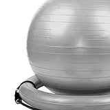 Yoga Chair Kit, with Iatable Ring Base, Portable Fiess Ball,Exercise Pilates Ball for Practical,Gym,Yoga Enthusiast