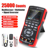 Oscilloscope Signal Generator 3in1 Digital Multimeter Dual Channel 50MHz Bandwidth 280MS Sampg Rate PC Waveform Data Storage