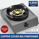 Household Stainless Steel Energy-Saving Gas Single Stove - Desktop for Kitchen Cooking
