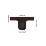 Sturdy Purse Hanger Headrest Hook Stylish Pu Leather Car Seat Hoo Vehicle Organizer Accessory