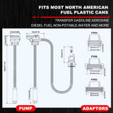 Portable Output Extractor Manual Gasoe Oil Absorber Hand Transfer Petrol Diesel Fuel Pump with Long Hose