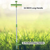 Weed Puller Tool Manual Weeding Tool + Long Handle Stand Up Heavy Duty Garden Weeding Tool For Garden