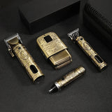 Resuxi 740 All Metal Clippers Ears Nose Trimmer Electric Shaver Set Wtih Bag Hair Cutting hine Men's Grooming Tools