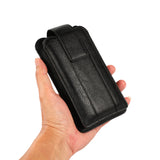 Mobile Phone Bag Belt Loop Holster Case Universal PU Leather Pouch Cases For 6.7-7.2inch Double-layer Flip Protective Cover