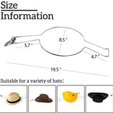 1Pc Steel Mounted Cowboy Holder Multi-Functional Storage Rack Hat Hook Car Accessory