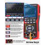 2 in1 Digital Oscilloscope Multimeter 2.8inch IPS Multimetro 48MSa/s Sampg Rate 10Mhz Bandwidth 9999 Counts True RMS