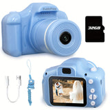 Upgrade And Portable Toddler Digital Kids Camera Long Lens HD Digital Video Camera