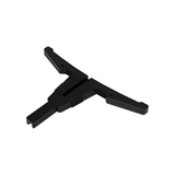 Clarinet Cross Four-Leg Detachable Oboe Flute Bracket Musical Instrument Display Rack Accessories Black