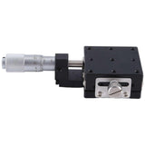 X Axis 40X40mm Knob Micrometer Sliding Stage Guide Rail Type Platform Manual Displacement Sliding Table(LGX40-C)