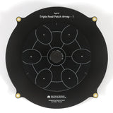 150mm Triple Feed Patch 5.8GHz 14DBi Pagoda Array Image Transmitter Flat Panel Antenna for FPV Drone Red