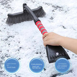 Ice Removing Brush Shovel Tools Foldable Snow Scraper Windshield Car Wash Accessory Winter Scraping Tool