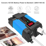12V to 110/220V Panel System 18V 18W Solar Panel+30A Controller+4000W Modified Sine Wave Inverter Power Generation Kit