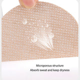 50Pcs Armpit Underarm Sweat Pads Invisible Disposable Strong Adhesive Comfortable Leak Proof for Women Men