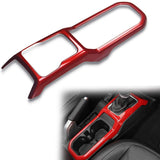 Center Console Panel Dashboard Cover Trim for Jeep Wrangler JL 2018-2021/ Gladiator JT 2020 Accessories (Red)