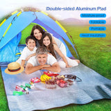Ultralight Waterproof Camping Picnic Blanket Beach Pad Aluminum Foil EVA Foam Mat Tent Sleeping Mattress