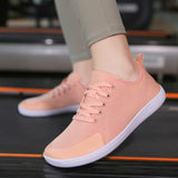 Wide last barefoot couple's outdoor soft soled wide toe casual sports shoes, indoor running fitness shoes