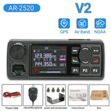 ABBREE AR-2520 25W Mobie Air 108-520MHz Full Band 999 Channels Amateur GPS Car Radio Station with Mic