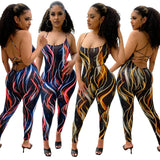 Women's Mesh See-through Suspender Jumpsuit