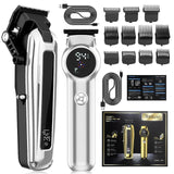 2024New RESUXI 102 Men's Clipper Set Cordless Hair Cutting hine Barber Professional Beard Trimmer for Men