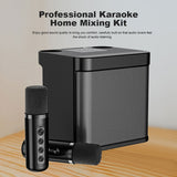 Portable Bluetooth Speaker Wireless Microphone Singing Equipment Stereo Bass Subwoofer Karaoke Party Support AUX New