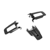 Steering Wheel Cover Trim Heat Resistant High Accuracy Colorfast Professional Steering Wheel Control Button Frame Carbon Fiber