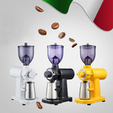 Ecocoffee Espresso Electric Burr Coffee Food Grinder Machine 8 Steps Anti-jump 60mm Flat Wheel Burr grinder