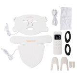 LED Light Face Device White Soft Silicone Skin Care Lightweight USB with Neck Scarf Colors LED Light Face Device