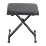 Tattoo Stool Chair PU Leather Adjustable Foldable Space Saving Backless Folding Stool for Tattoo Massage Parlors