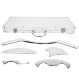 5pcs / set Stainless Steel Gua Sha Scraping Plate Body Muscle Relax Massage Tools Kit