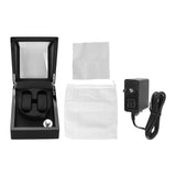 2 Position Watch Winder Composite Wood Mechanical Watch Storage Case Self Winding Watch Rotator Box 100?240VAU Plug