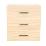 90 Slots Threetiered Essential Oil Bottle Container Wooden Storage Case Box Organizer