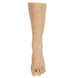 Men Foot Model Simulation Dustproof Soft TPE Male Mannequin Foot for Acupuncture Tattoo Practice Socks Display Left Foot