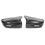 4Pcs/Set Door Mirror Cover Carbon Fiber Side Wing Rear Viewer Trim Protector Shell Fit for M5 F90 20