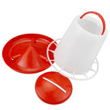 5kg Chicken Duck Feeder Bucket Pheasant feeding Fountain Chickens, ducks and quail dove Bird Feeder Safe hanging Bowl