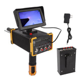 15m Deep Metal Detector Gold Finder Metal Scanner Device Search Range 1000m with GR8000 Screen Yellow Edge 100?240V US Plug