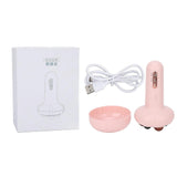 Handheld Belly Massager 3 Heating Gears Smart Timing Stone Needle Abdomen Massage Machine