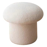Sofa Bench Simple Elastic Comfortable Soft Round Pine Wooden Foot Stool for Home Decoration