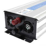 2000W Pure Sine Wave Inverter 2 AC Socket LED Display Car Power Converter with 5V 2.1A USB Port DC12