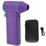 Jet Dry Mini Blower Powerful 110000 RPM Speed Portable Hand Held Turbo Powered Blower Versatile Cordless Air Blower Purple