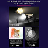 200W RGB COB LED Video Light: Studio Photography, Bowens Mount, 17 Effects, Quiet