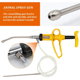 5ml Animal Veterinary Syringe Drench Gun Adjustable 0.5-5ml Continuous Vaccine Syringe Medicine Feeder Farm Animals