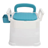 Commode for Adults Anti Slip Soft Padded High Load Capacity Commode Toilet with Garbage Bag