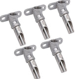 5pcs Thicken Stainless Steel Piglet Water Nipple 1/2 Inch Pig Automatic Waterer Drinker Nipple Head Farm Watering Supplies